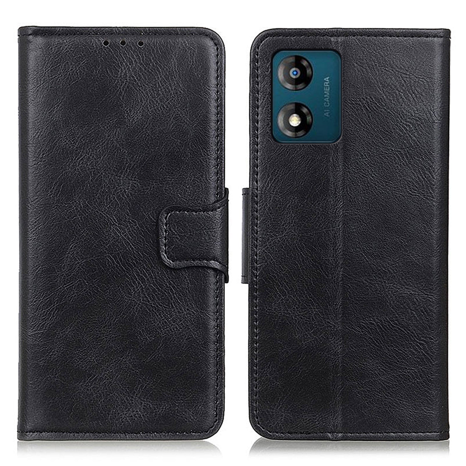 For Motorola Moto E13 4G Drop-proof Leather Phone Case Stand Crazy Horse Texture Wallet Mobile Phone Cover For Motorola Moto E13 4G Drop-proof Leather Phone Case Stand Crazy Horse Texture Wallet Mobile Phone Cover